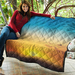 Sunrise Horizon Print Quilt