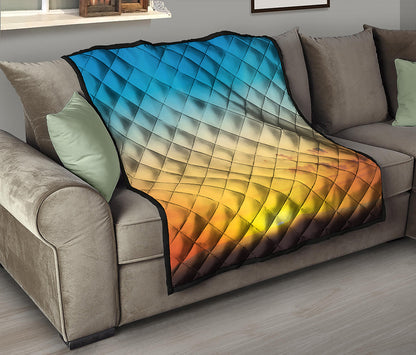Sunrise Horizon Print Quilt