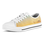 Sunrise Horizon Print White Low Top Shoes