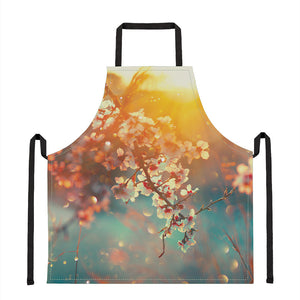 Sunrise Japanese Cherry Blossom Print Apron