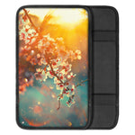 Sunrise Japanese Cherry Blossom Print Car Center Console Cover