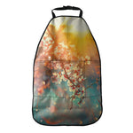Sunrise Japanese Cherry Blossom Print Car Seat Organizers