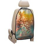 Sunrise Japanese Cherry Blossom Print Car Seat Organizers