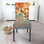 Sunrise Japanese Cherry Blossom Print Dining Chair Slipcover