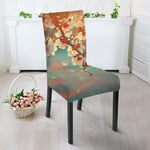 Sunrise Japanese Cherry Blossom Print Dining Chair Slipcover