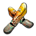Sunrise Japanese Cherry Blossom Print Muay Thai Shin Guard