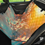 Sunrise Japanese Cherry Blossom Print Pet Car Back Seat Cover