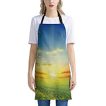 Sunrise Meadow Print Apron