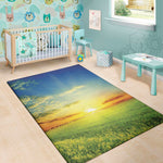 Sunrise Meadow Print Area Rug