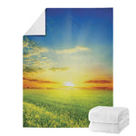 Sunrise Meadow Print Blanket