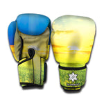 Sunrise Meadow Print Boxing Gloves