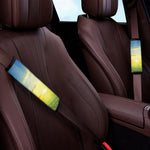 Sunrise Meadow Print Car Seat Belt Covers
