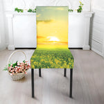 Sunrise Meadow Print Dining Chair Slipcover