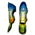Sunrise Meadow Print Muay Thai Shin Guard