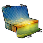 Sunrise Meadow Print Pet Car Back Seat Cover