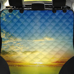 Sunrise Meadow Print Pet Car Back Seat Cover