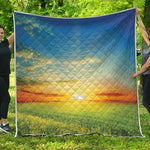 Sunrise Meadow Print Quilt