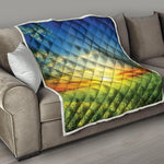 Sunrise Meadow Print Quilt