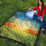 Sunrise Meadow Print Quilt