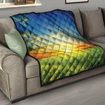 Sunrise Meadow Print Quilt