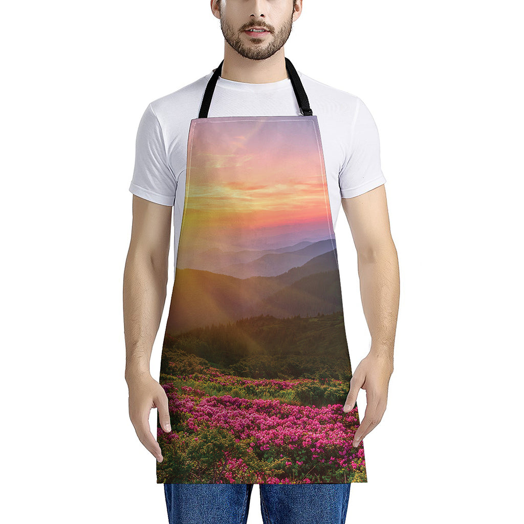 Sunrise Mountain Print Apron