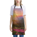 Sunrise Mountain Print Apron