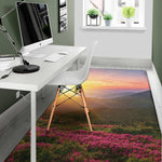 Sunrise Mountain Print Area Rug