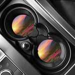Sunrise Mountain Print Car Coasters