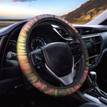 Sunrise Mountain Print Car Steering Wheel Cover