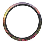 Sunrise Mountain Print Car Steering Wheel Cover