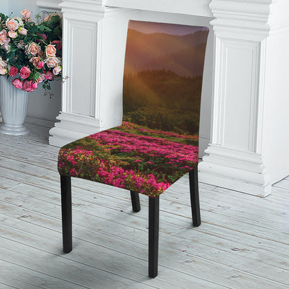 Sunrise Mountain Print Dining Chair Slipcover