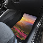 Sunrise Mountain Print Front Car Floor Mats