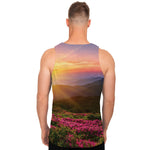 Sunrise Mountain Print Men's Tank Top