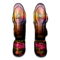 Sunrise Mountain Print Muay Thai Shin Guards