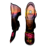 Sunrise Mountain Print Muay Thai Shin Guard