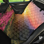 Sunrise Mountain Print Pet Car Back Seat Cover