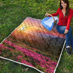 Sunrise Mountain Print Quilt