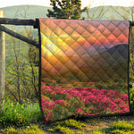 Sunrise Mountain Print Quilt