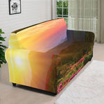 Sunrise Mountain Print Sofa Cover