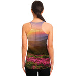 Sunrise Mountain Print Women's Racerback Tank Top
