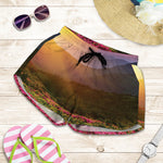 Sunrise Mountain Print Women's Shorts