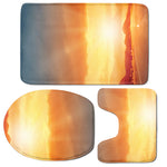 Sunrise Road Print 3 Piece Bath Mat Set