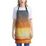 Sunrise Road Print Apron