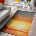 Sunrise Road Print Area Rug
