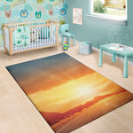Sunrise Road Print Area Rug