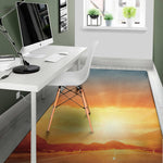 Sunrise Road Print Area Rug