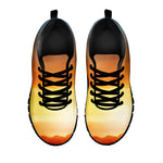 Sunrise Road Print Black Sneakers