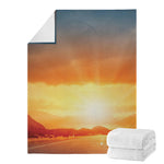 Sunrise Road Print Blanket