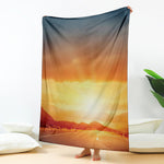 Sunrise Road Print Blanket