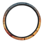 Sunrise Road Print Car Steering Wheel Cover